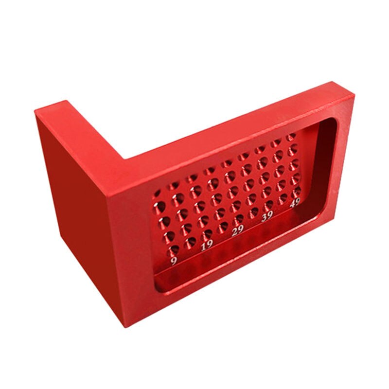 T50 Woodworking Ruler Aluminum Alloy T-shaped Woodworking Scriber Mini Scribe Ruler Woodworking Tool Garden Carpentry Tools