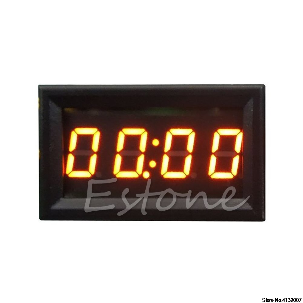 12 V/24 V auto Moto Accessorio Cruscotto Orologio Digitale Schermo a portato Nuovo
