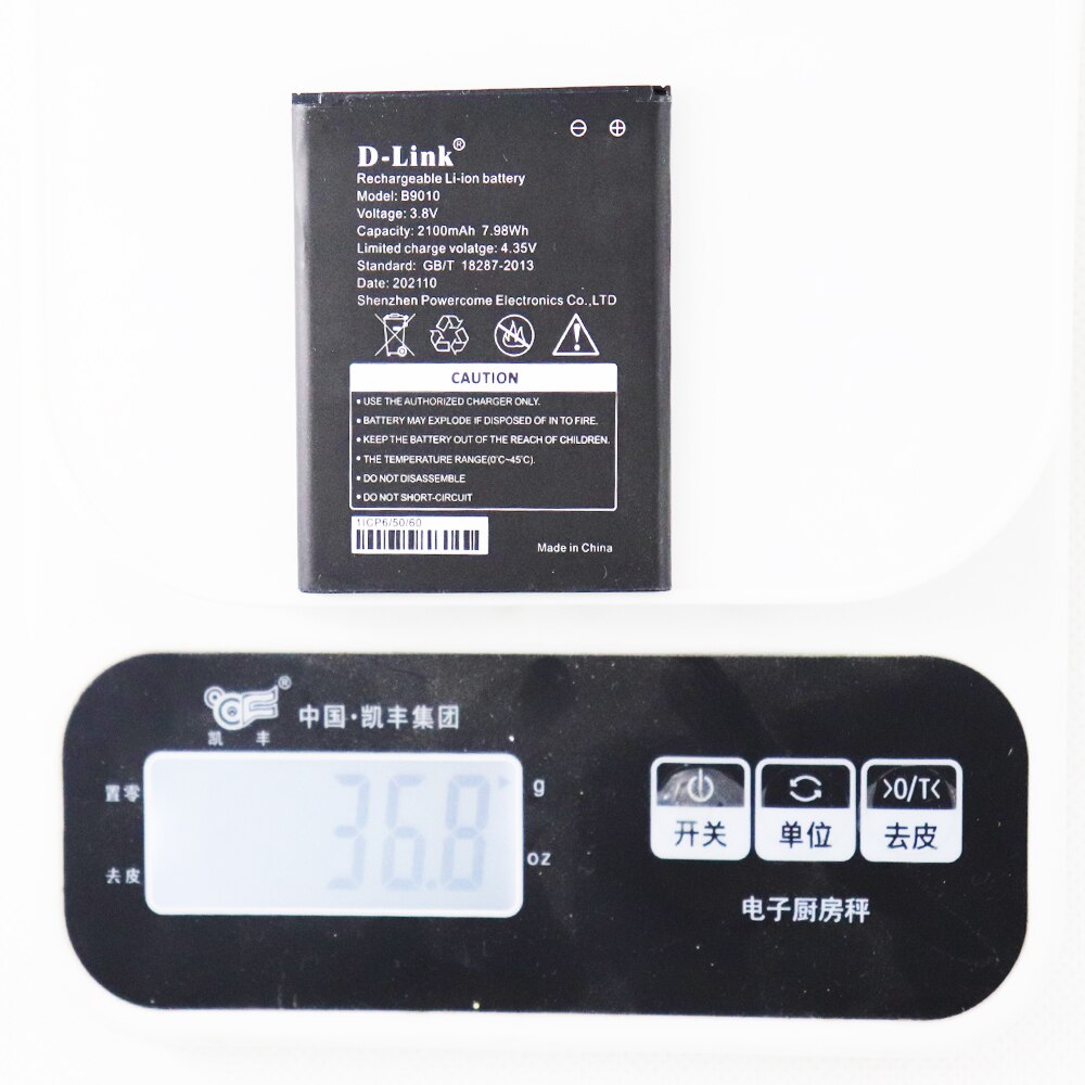 Originele 3.8V 2100Mah B9010 Voor Mtc 8723FT Mts 8723 Ft 4G Lte Wifi Router Hotspot Modem Batterij