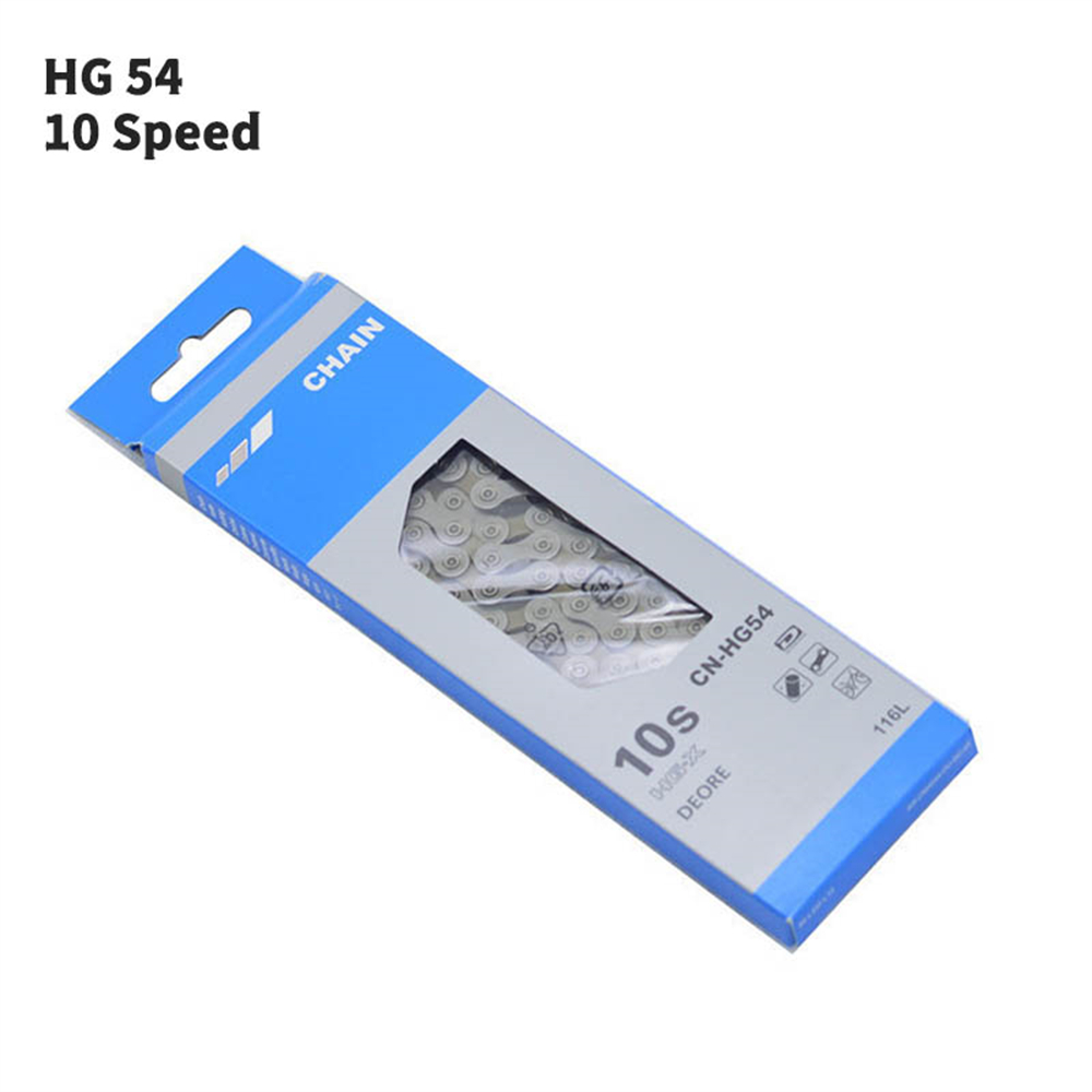 9/10/11 Speed Bike Chain HG53 HG54 HG95 HG701 HG901 Mtb Road Fiets Chain 116 Links Racing Fietsen Veranderen ketting Met Quick-Link: 10 Speed HG54
