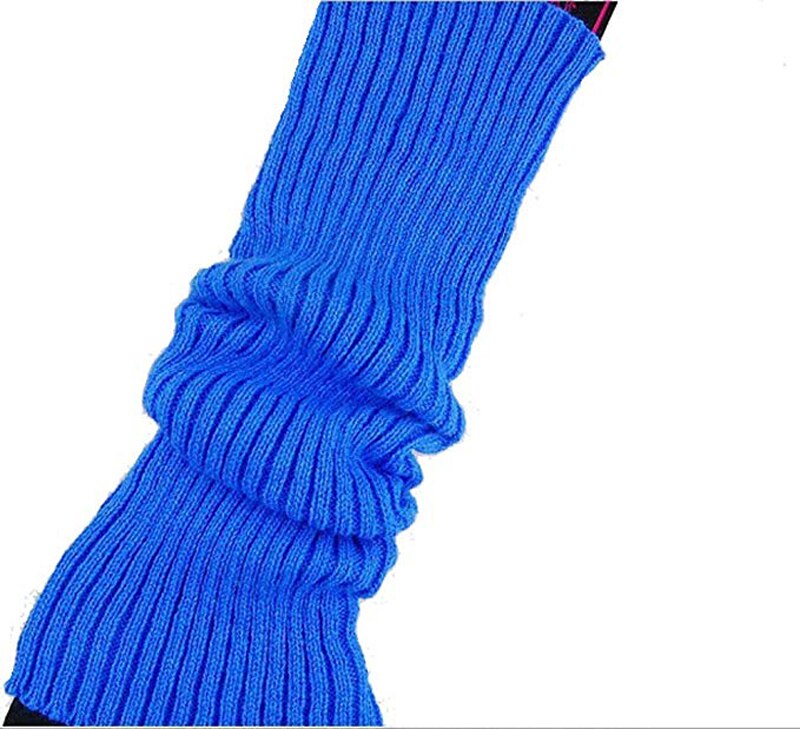Cosplay Costumes Ladies Legwarmers Gloves leg warmers Knitted Neon Dance 80s Party Costume 1980s