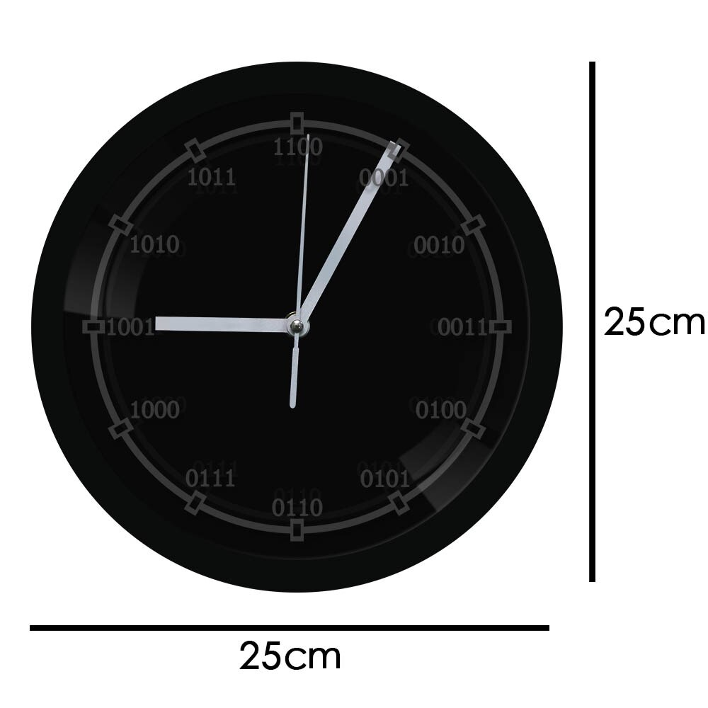 Reloj de pared decorativo de código binario para profesores, pulsera de pared con luz LED de fondo, señal de neón, LED, números de matemáticas, Equation, educativos