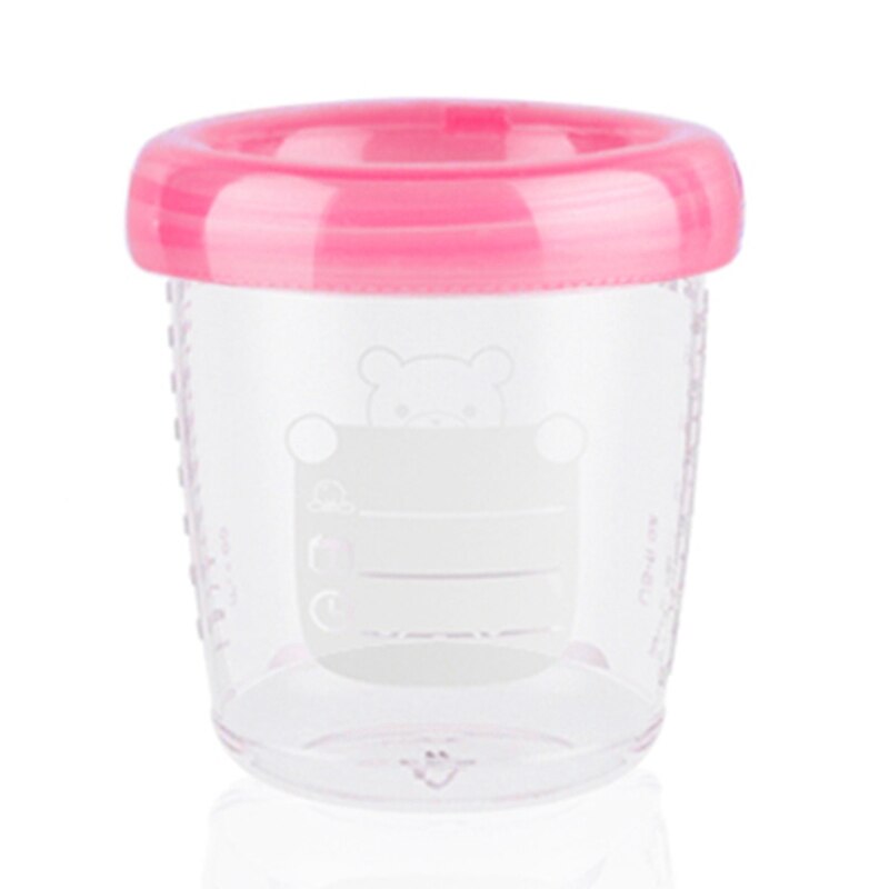 Baby Complementaire Voedsel Opslag Fles Collectie Bpa Gratis Producten Food Grade Pp Zuigeling Diepvriezer Container 180 Ml Capaciteit: PK