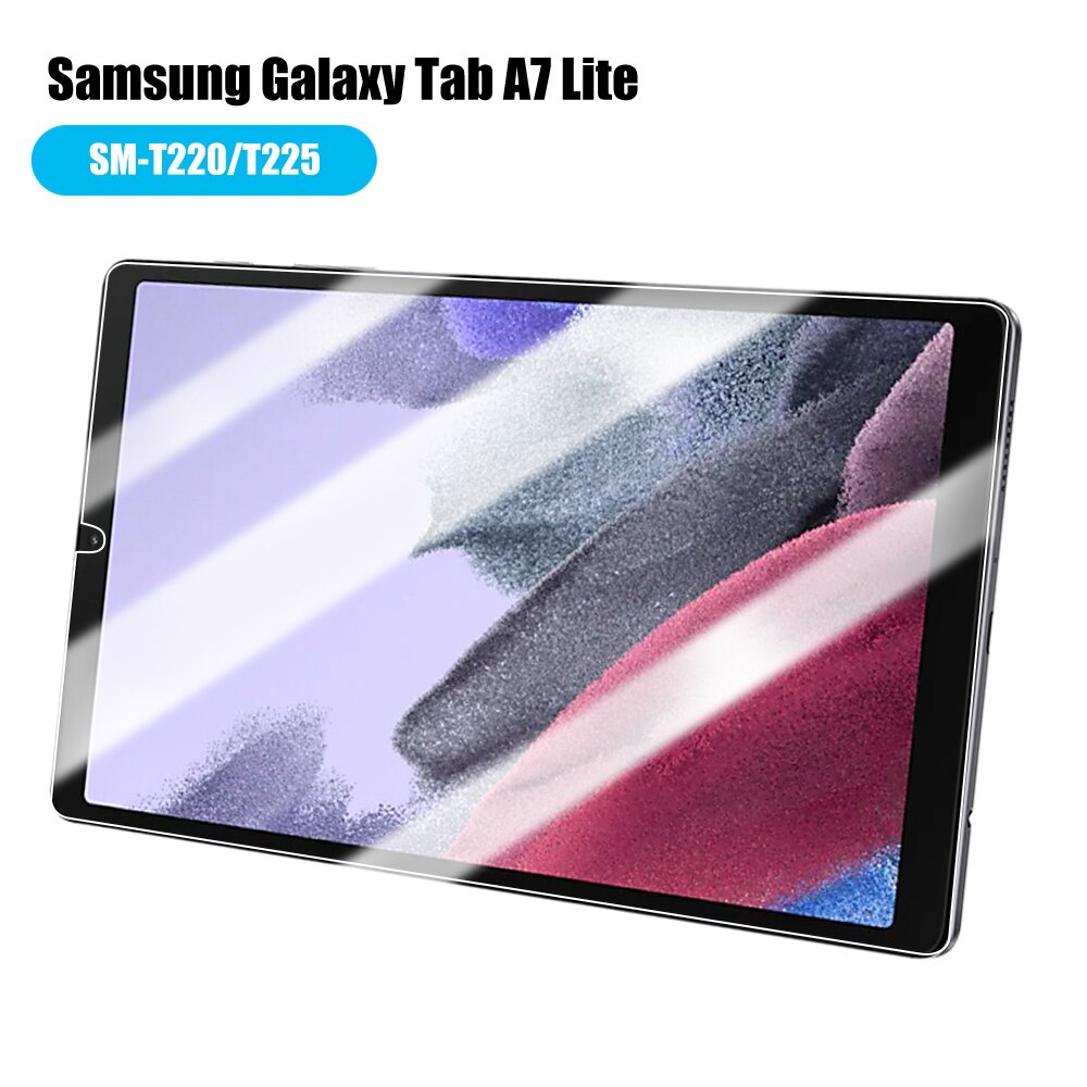 2 stk til samsung galaxy tab  s7 s6 lite  s5e s4 hærdet glas fane  a 10.1 10.5 skærmbeskytter sm -t860 t865 t870 t510 p610: A7 lite sm -t220