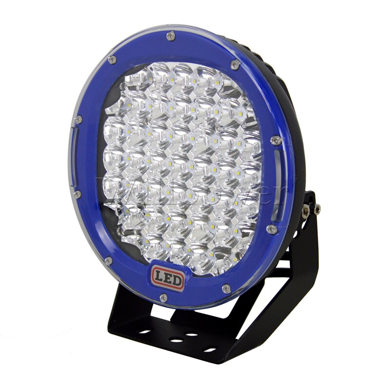 Faros delanteros redondos para coche, focos de 9 pulgadas para camioneta todoterreno, luz LED antiniebla, para Ford JK Jeep Wrangler Chevy 4runner 4x4, 1 Uds.: Model A Blue 1pcs