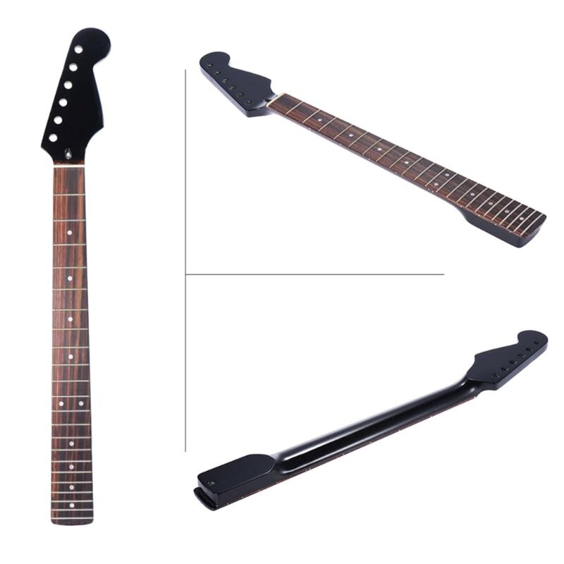 22 Frets Replacement Maple Neck Rosewood Fretboard Fingerboard for Electric Guitar
