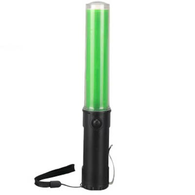 26cm Length Traffic Baton Light Multi-function Flashinglight Fluorescent LED Fire Safety Emergency Evacuation Flash light Baton: Green