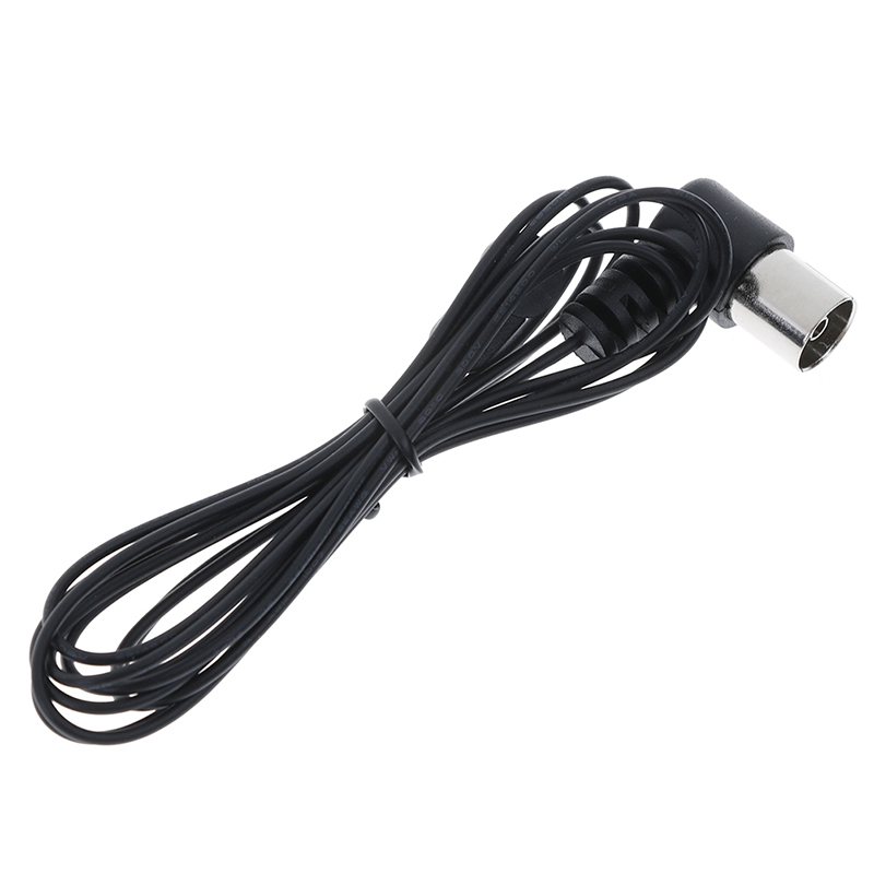 FM Antenna Female For Sound Natural Sound Stereo Receiver For FM Radio/ Hi-Fi/ DAB/ TV Indoor Use Black