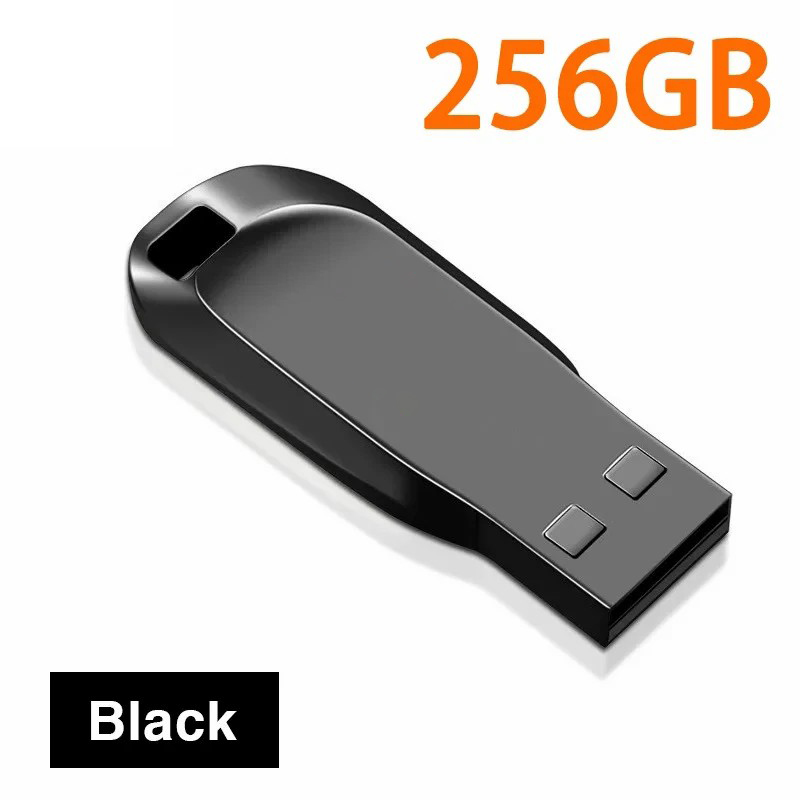 Flash Drive 2TB USB 3.0 Mini High Speed Metal Pendrive 1TB Stick Portable Drive Waterproof Memoria Storage U Disk: black