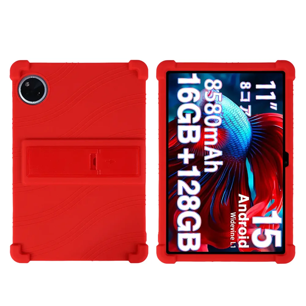 Für DOOGEE U11Profi Hülle 11 Zoll weiche Silikon tragbare Tablette-Hülle DOOGEE U11 mit Ständer stoßfest: elf / verrotten