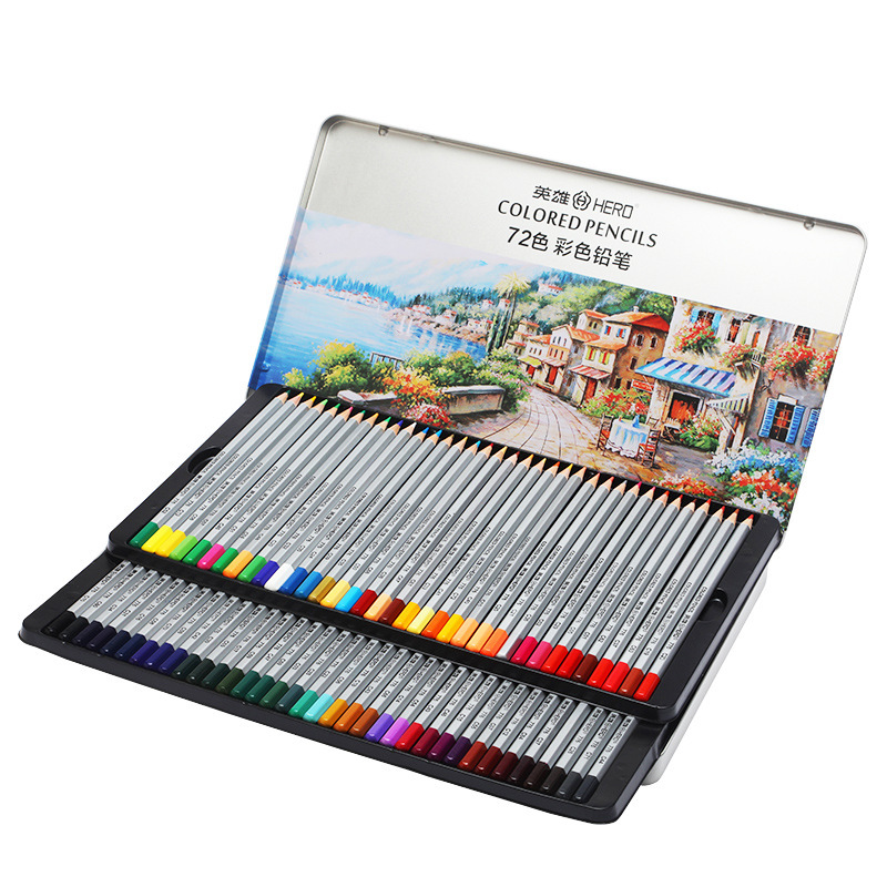 24/36/48/72 Color Watercolor Pencil Set Art Sketch Drawing Wooden Lead Pencils Art School Stationary Supplies