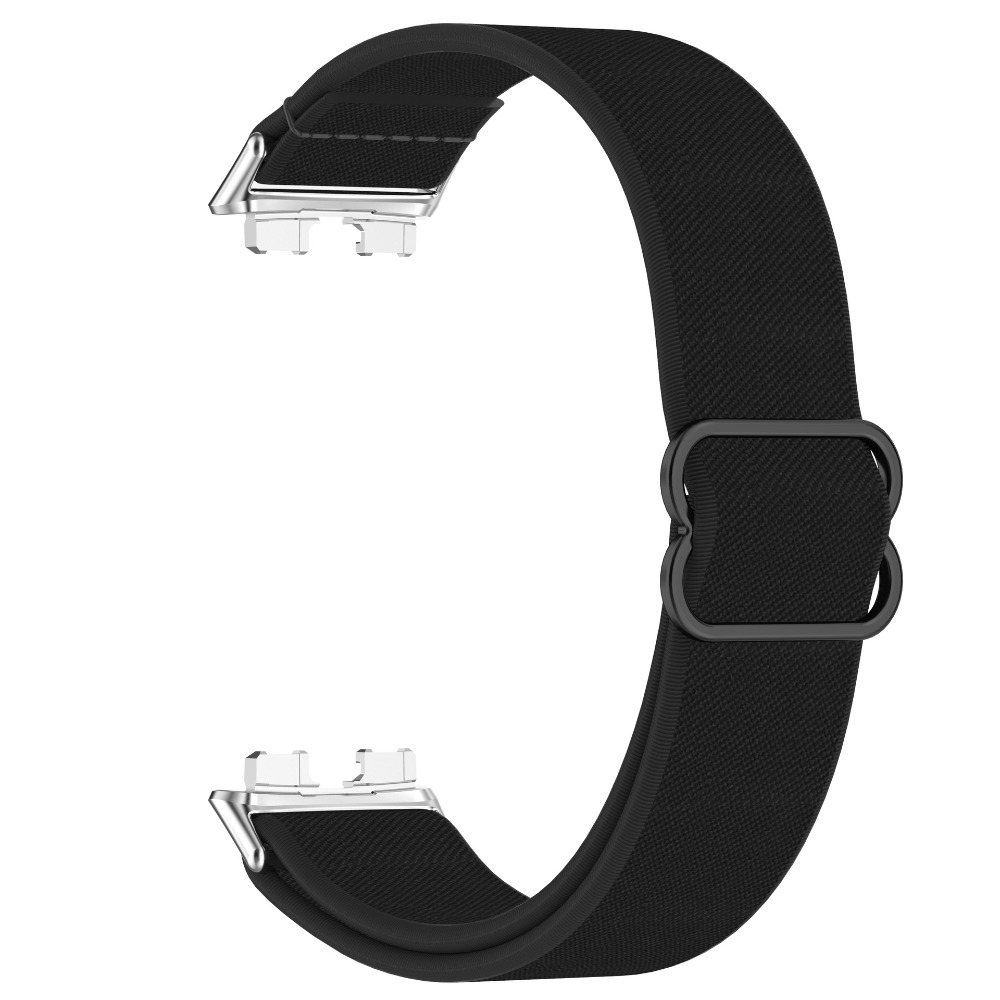 Nylon Loop Strap for Huawei Band 10/9/8 Replacement Bracelet Belt Sports Wristband Correa for Huawei Band 10 9 8 Accessories: Black Yellow