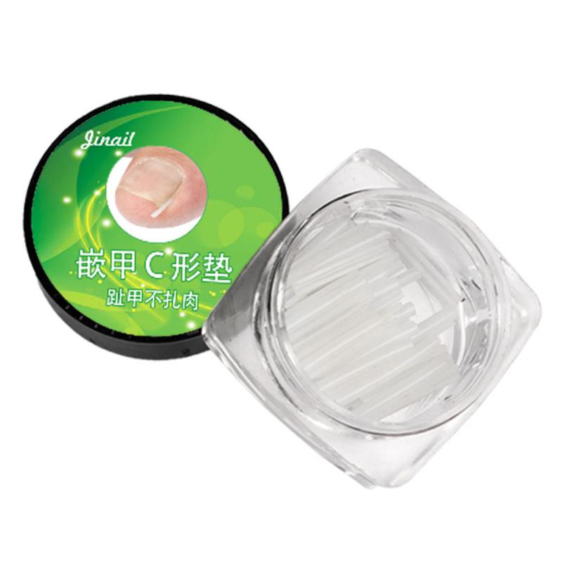 Coussinets de Correction d'ongle incarné coussin d'ongle incarné Silicone invisible élastique pince de redressement orthopédique directe