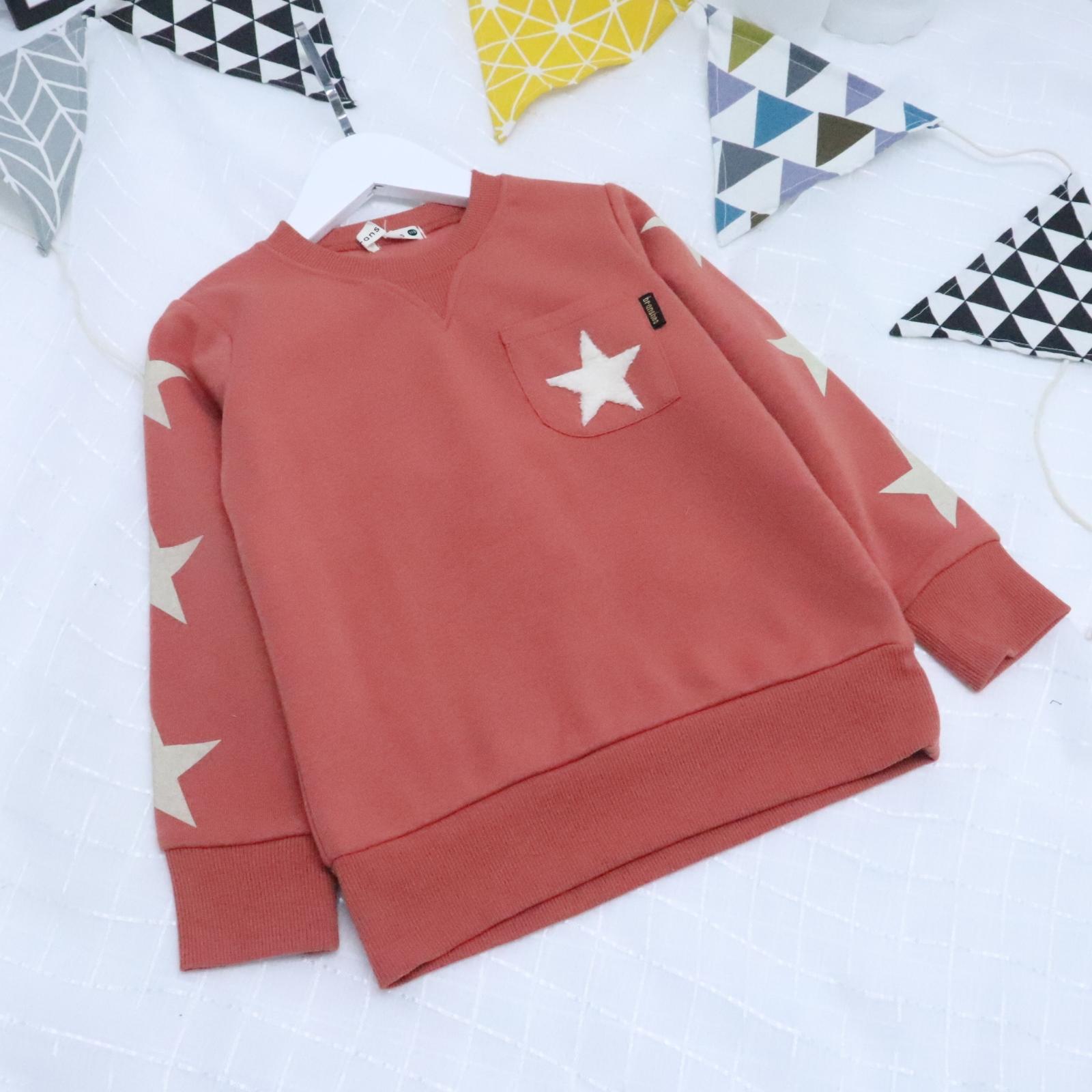 Sudaderas para niños pequeños Otoño Invierno Pullover niños sudadera bebé niña algodón estrella superior polar manga larga sudaderas