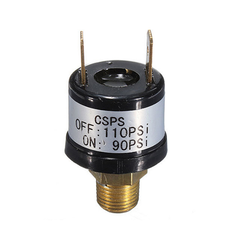 Pressione dell'aria del compressore a tromba 12V 3.5A 90-110PSI 120-150PSI pressostato del serbatoio di stoccaggio della pompa dell'aria dell'automobile