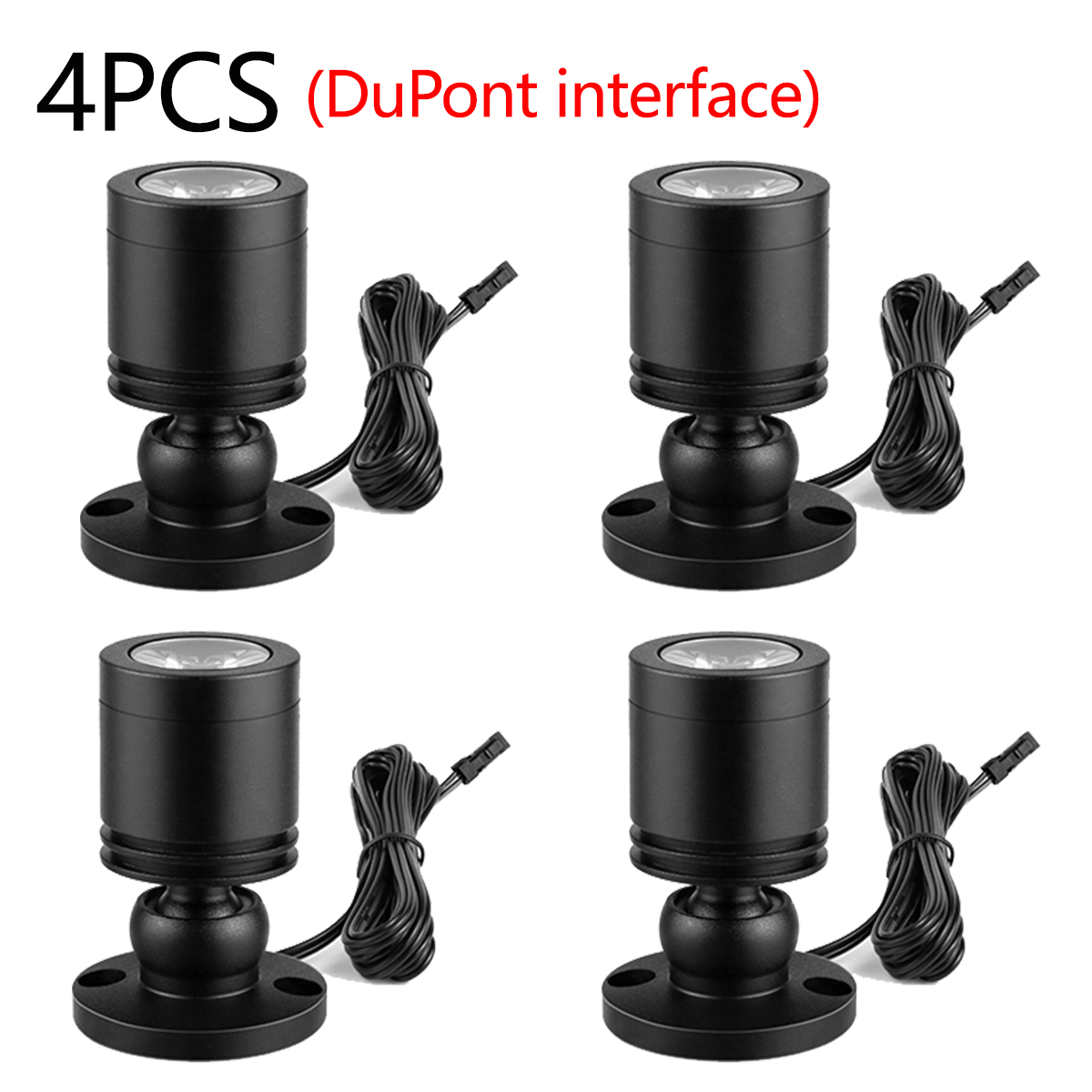 1 to stk. 10 stk. led-lys 12v stk. downlight i aluminiumsmateriale med svart skall, dupont-grensesnitt, innendørs takdekorasjonsspotlight ,2 stk. installasjonsmetode: Foranderlig / Beige