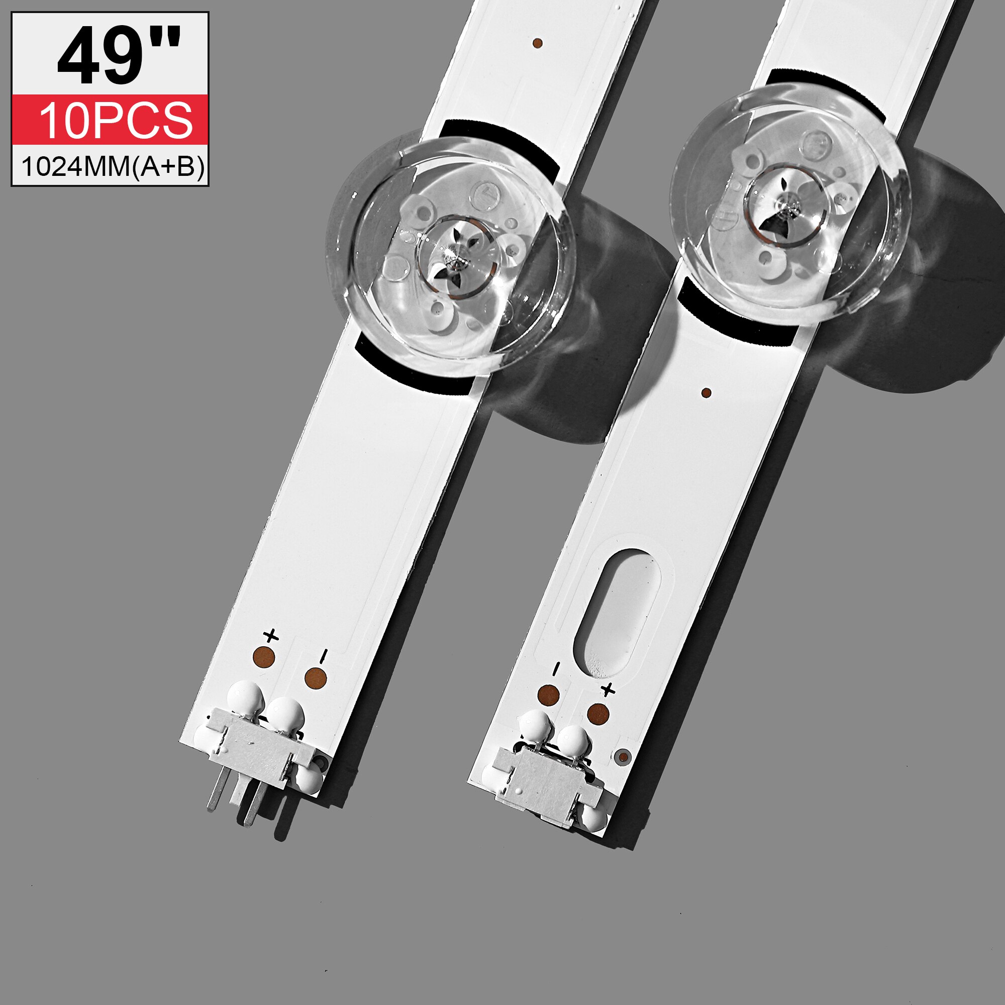 Neue 10 Teile/satz LED streifen Ersatz für LG 49LB580V 49LB5500 Innotek DRT 3,0 49 EINE B 6916L-1788A 6916L-1789A 6916L-1944A 1945A