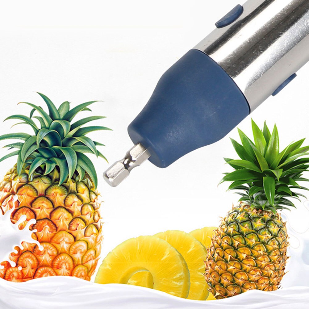 Lichtgewicht Praktische Core Remover Rvs Sterke Gelaste Sharping Elektrische Boor Snijden Fruit Ananas Makkelijk Schoon Veilig