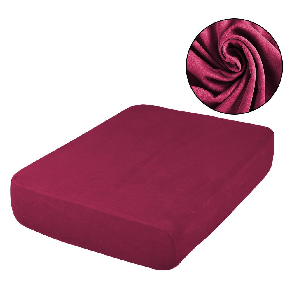Vandtætte sæder elastisk sofa sæde pudebetræk sofa slipcovers protector: Burgunder single