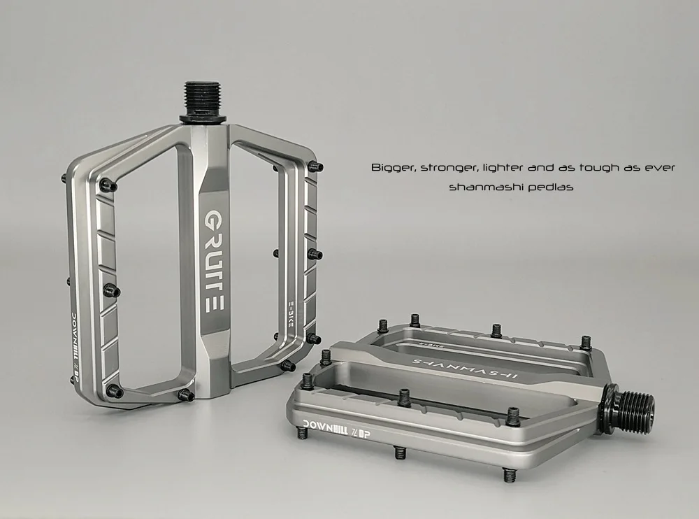 2024 Fietspedalen Ultralichte Pedalen 3 Lagers Cnc Aluminiumlegering Fiets Platte Pedalen Racefiets Fietsen Accessoires: Light Grey