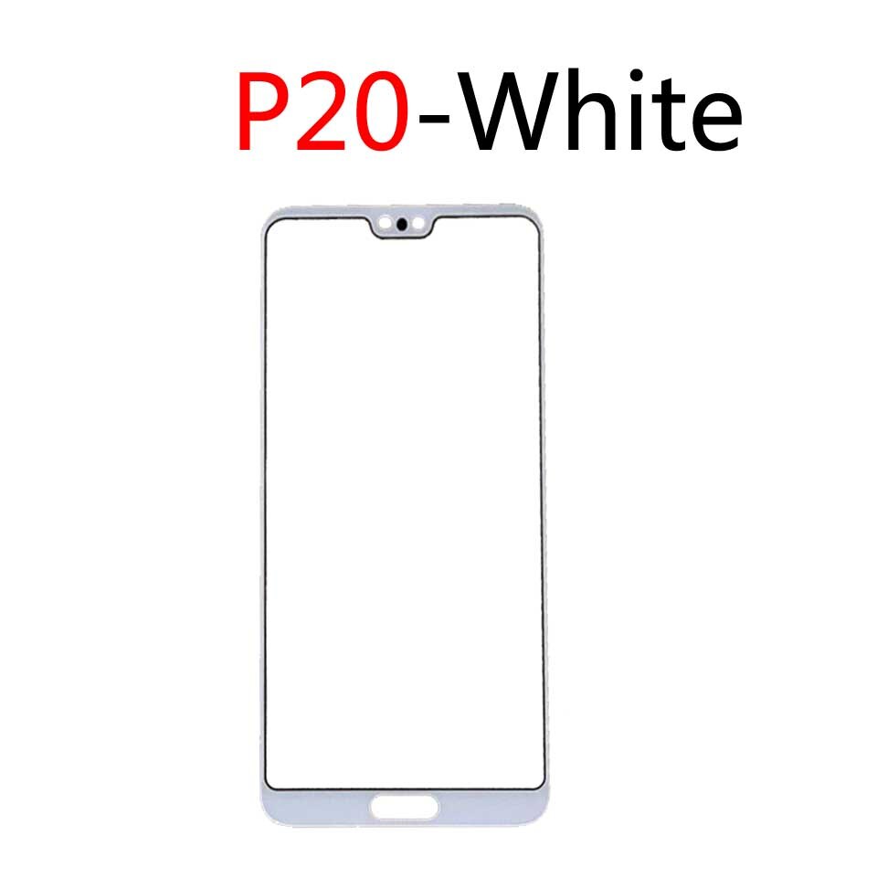 For Huawei P20 P20Pro Touch Screen Sensor LCD Display Digitizer Front outer Glass For P20 Pro P20 Plus Touchscreen Replacement: P20-White-No tool