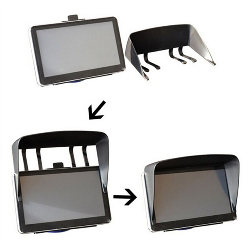 7 pouces Navigation voiture GPS parasol Anti forte lumière du soleil accessoires pièces bouclier solaire Gps soleil parapluie navigateur