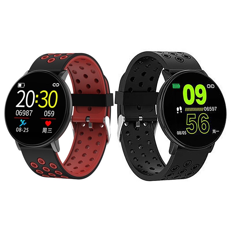 W8 Smart Horloge IP67 Waterdichte Smartwatch Hartslag Bloeddruk Fitness Tracker Smart Armband Polsband