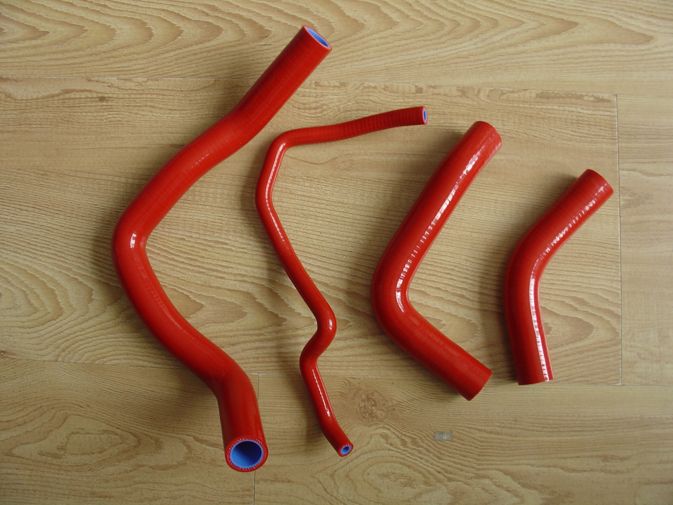 RED SILICONE COOLANT Y-HOSE KIT for SUZUKI GSXR600 GSX-R600 2006 2007 RADIATOR