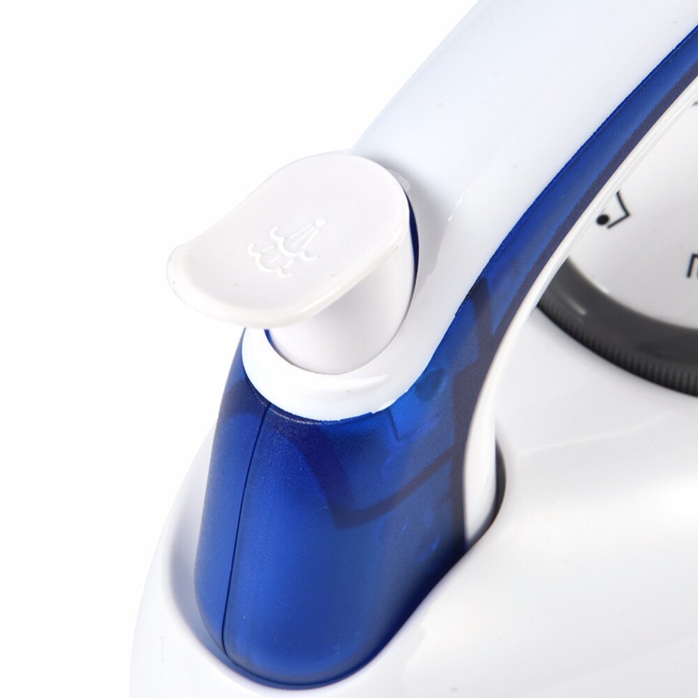 Plancha de vapor eléctrica plegable portátil Mini para ropa con 3 engranajes, placa base de teflón, Flatiron de mano para viaje en casa