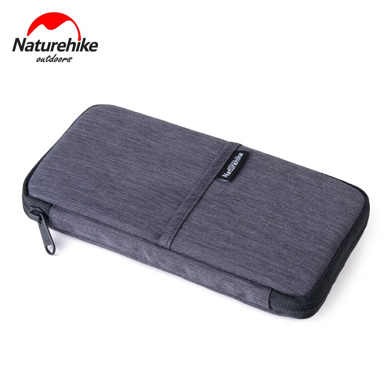 Naturehike Men Women Multiple Family Passport Holder Travel Document Wallet Waterproof Passport Wallet Passport Organizer Case: Grey