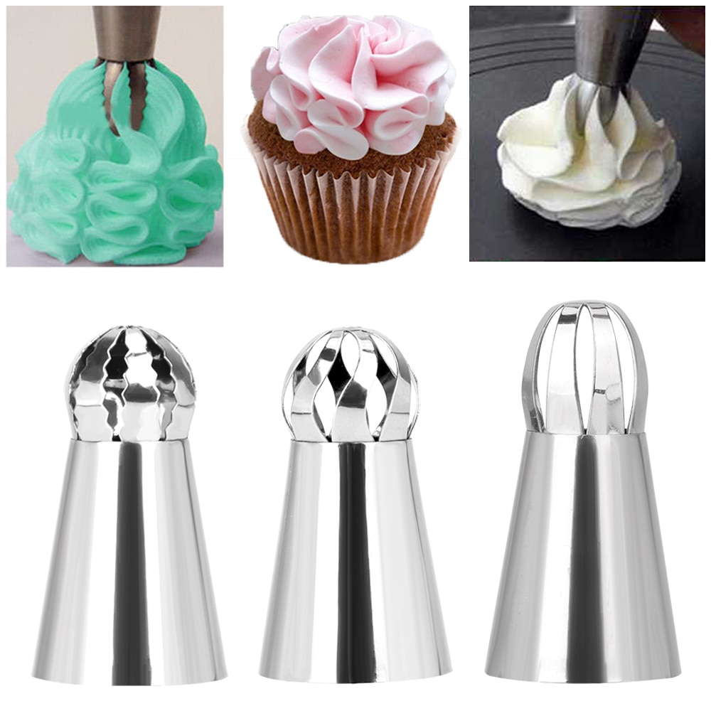 Russische Piping Tips Lace Cookies Mold Cake Decorating Tool Pastry Nozzle Cake Icing Piping Nozzles 1 Pc Rvs