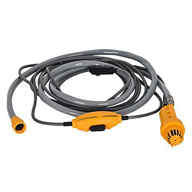Draagbare elektrische douchekop, kampeerwaterpomp voor boot, auto, caravan, wandelen, buiten