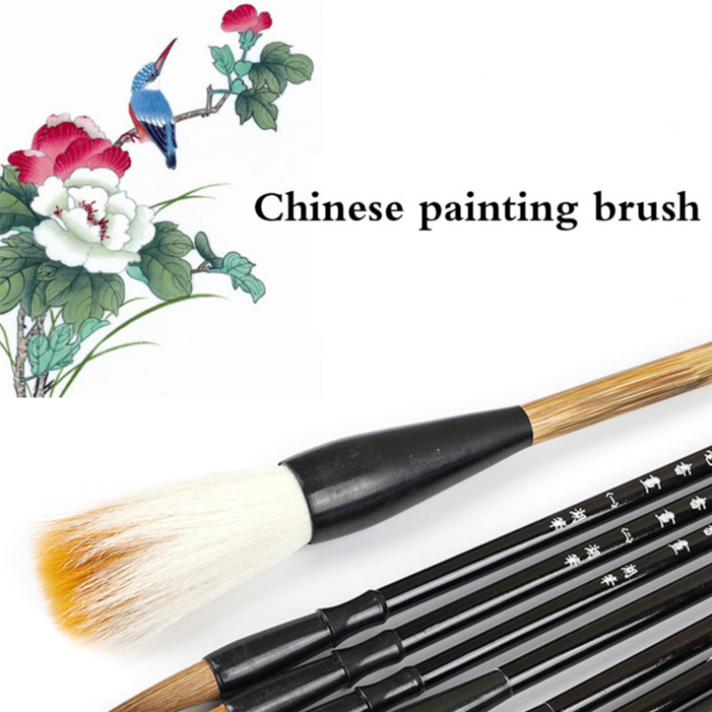 Chinese Meticulous Painting Calligraphy Brush Set Chinese Painting Calligraphy Brushes Freehand Painting Brushes Tinta China