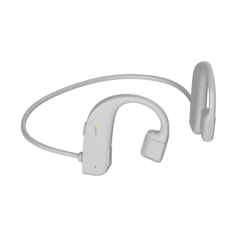 Bone Conduction Wireless Bluetooth5.0 Headset Stereo Headphone Earphone Sport Novel Office Wireless Bluetooth Headset: White