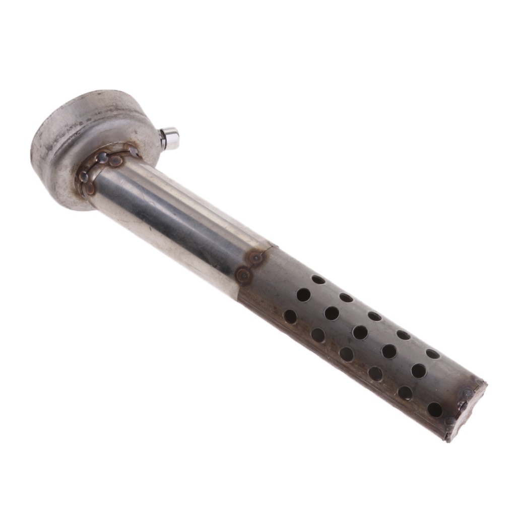 Déflecteur d'échappement universel en métal | 160mm-48mm coudé DB tueur de bruit