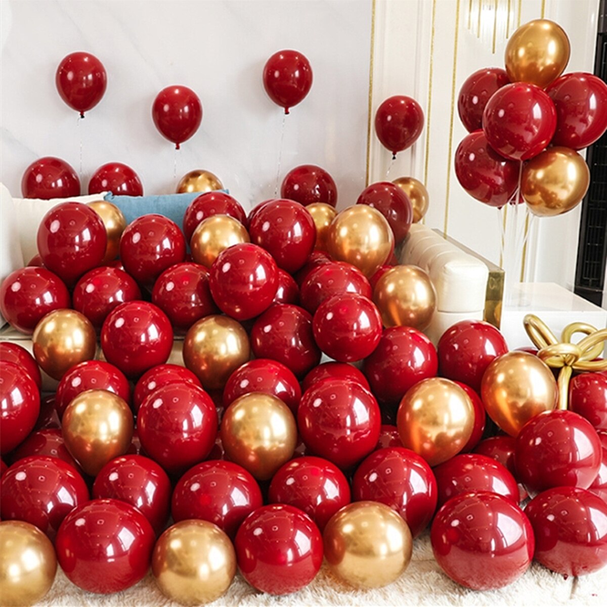 40/20Stck 10 zoll Granatapfel verrotten Konfetti Latex Luftballons Hochzeit Globos Geburtstag Baby dusche Haus Neue jahr Party dekorationen