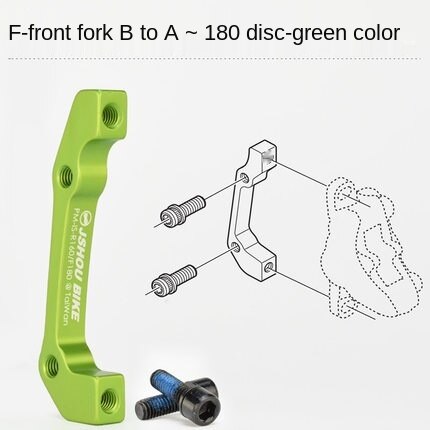 Bicycle Mountain Bike Disc Brake Transition Socket 160 Bicycle 180 203 Disc Fork Rear Brake Transition Socket: K