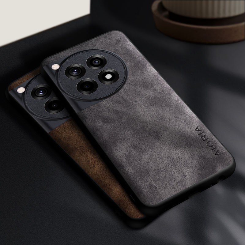 Custodia elegante per Oneplus 12R 13R 11R 13 12 11 10T 10 pro coque premio resistente copertura in pelle pu funda capa