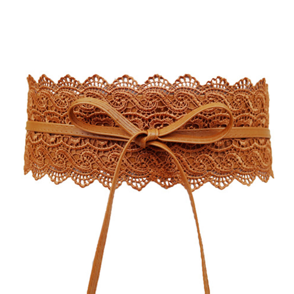 Mujer señora hebilla extensible cinturón ancho para la cintura encaje elástico corsé para la cintura negro azul naranja blanco rojo: 07