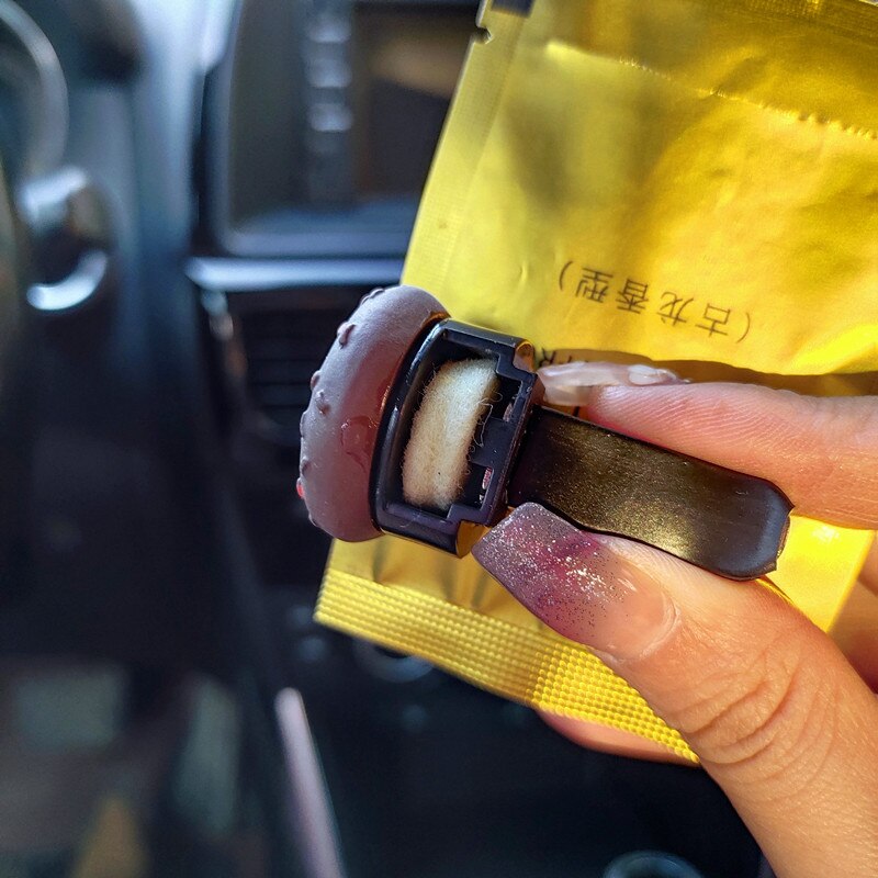 Mini Donuts, modèle de voiture, désodorisant d&#39;air, Simulation de Donuts, accessoires de voiture mignons, Clip d&#39;aromathérapie d&#39;intérieur pour femme