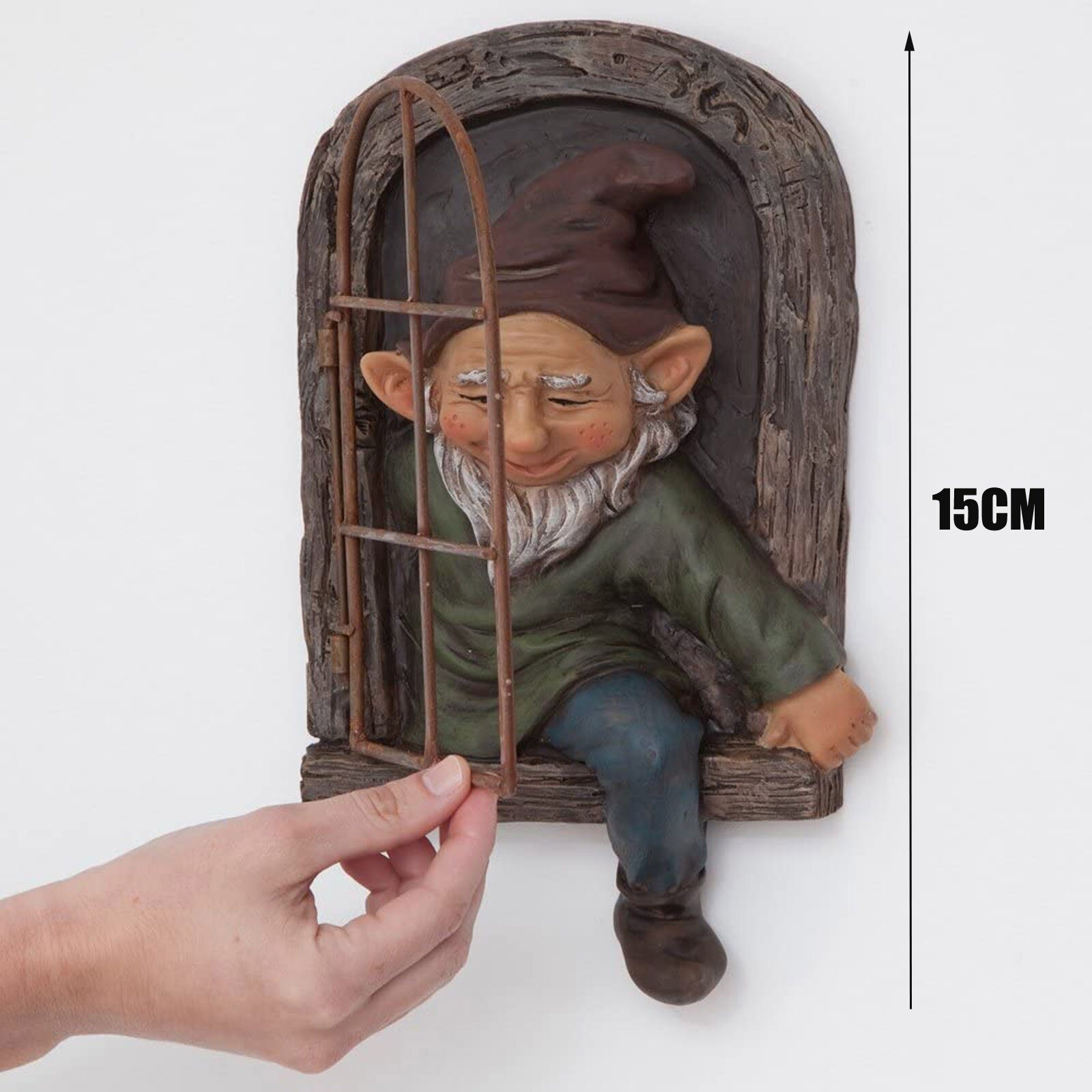 Dwarf Old Man Statue Garden Decoration Resin Sculptures Old Man With White Beard Easter Decoration декоративные статуэтки