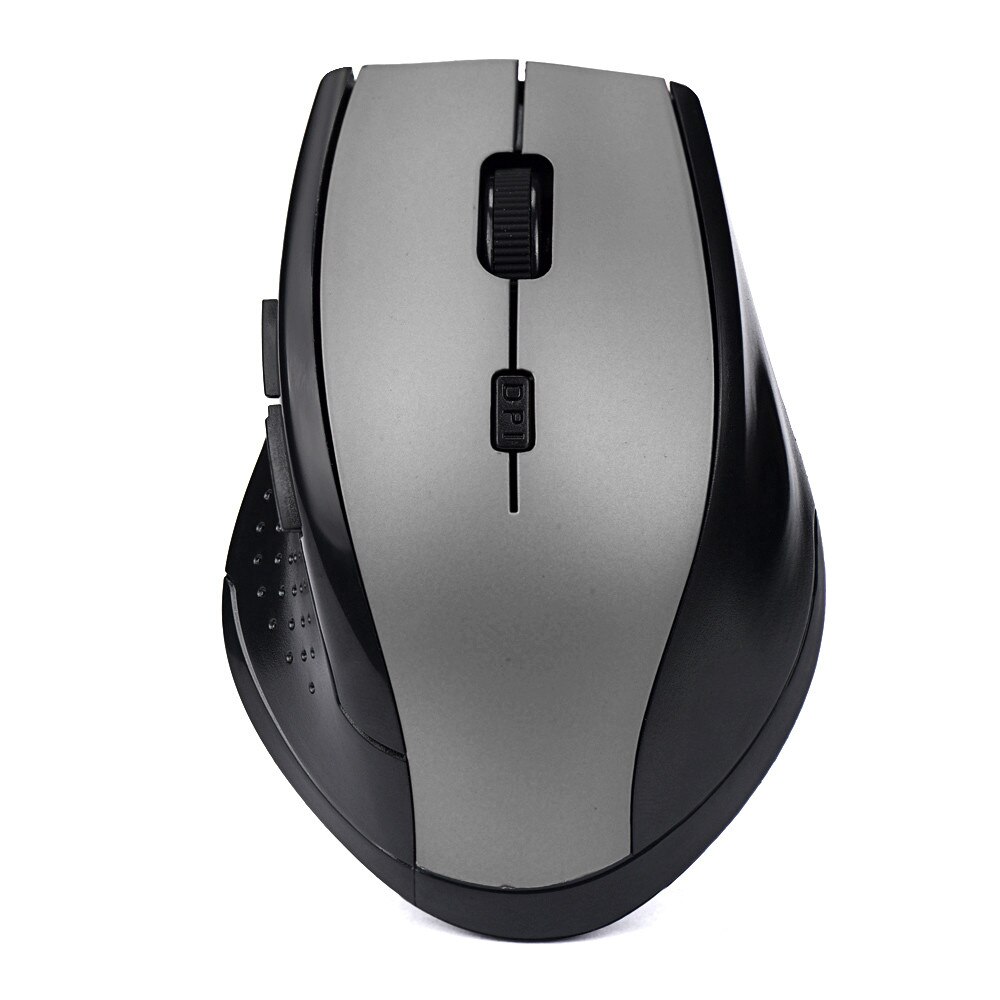 Wireless Mouse Matte Gray 2.4GHz 6D USB Wireless Optical Gaming Mouse 2000 DPI Mouse For Laptop Desktop PC Wireless Mouse Mice