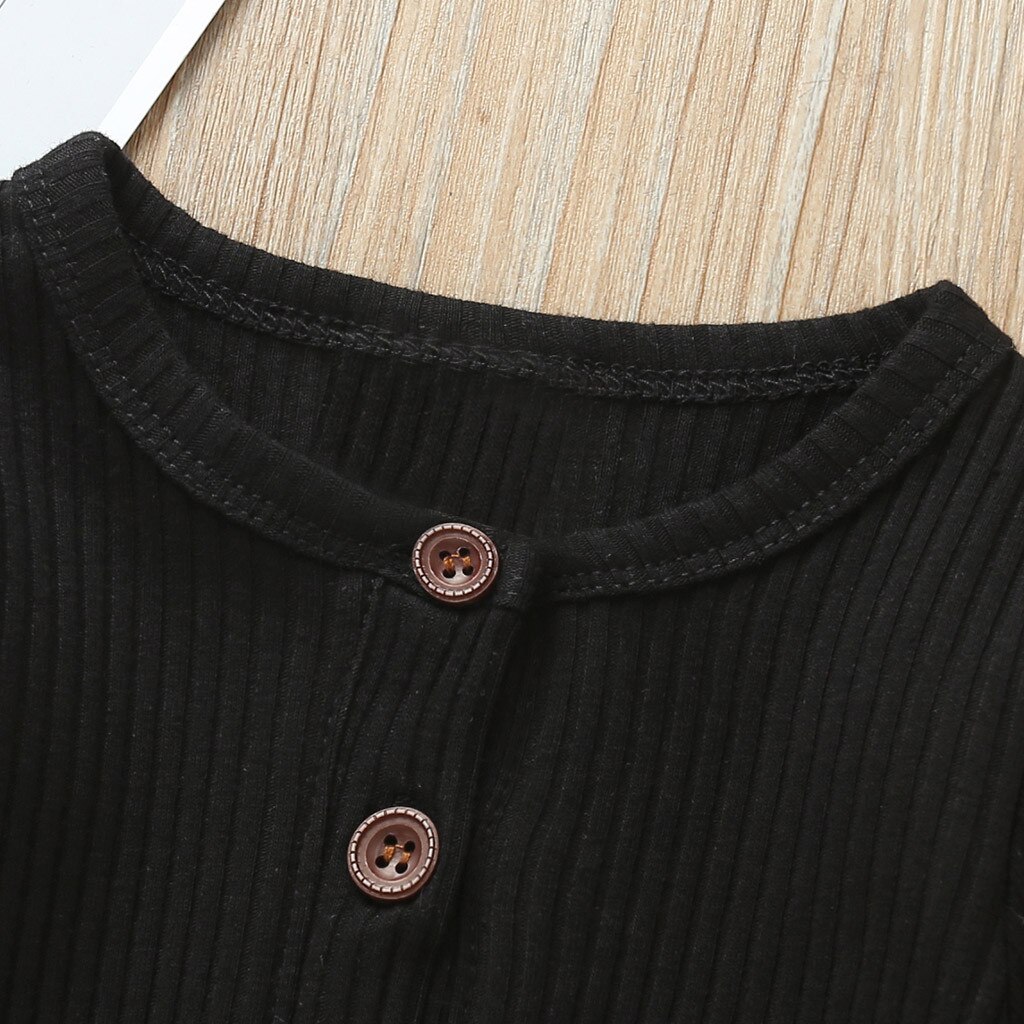 Neue Neugeborene Jungen kleidung Mädchen sommer Herbst Kleidung Einteiliges Strickte Feste Lange Hülsenspielanzug Gesamt Kleidung Outfit