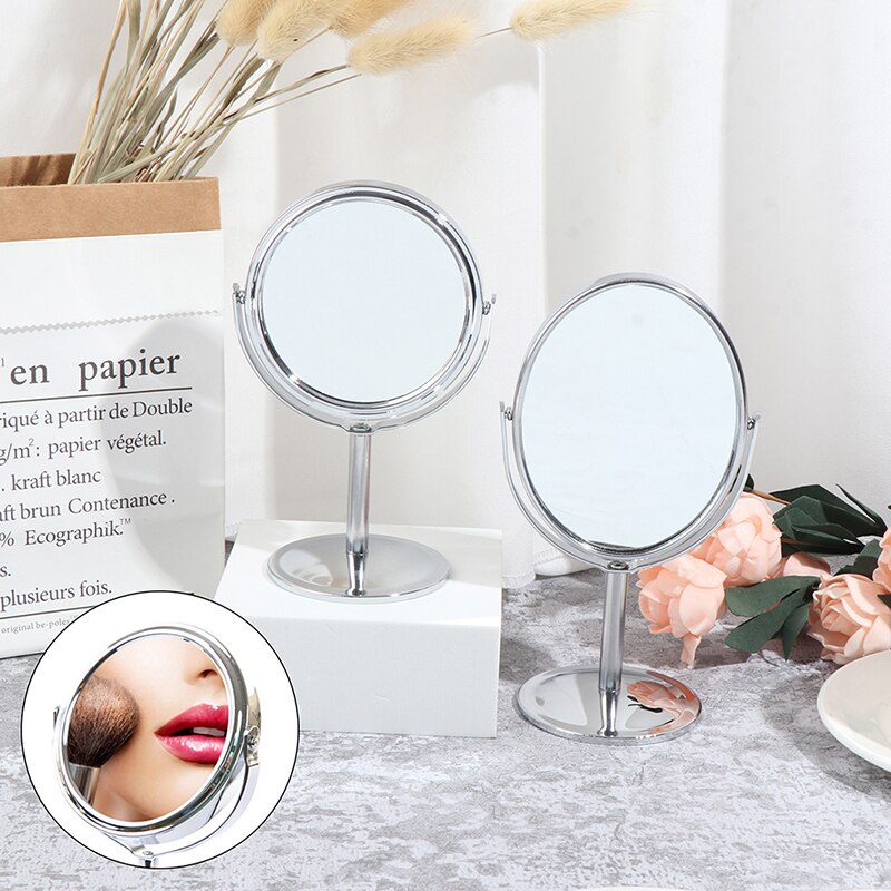 Mirror Magnification Tabletop Vanity Table Round Mirror Double Sided Makeup Tool Makeup Mirror
