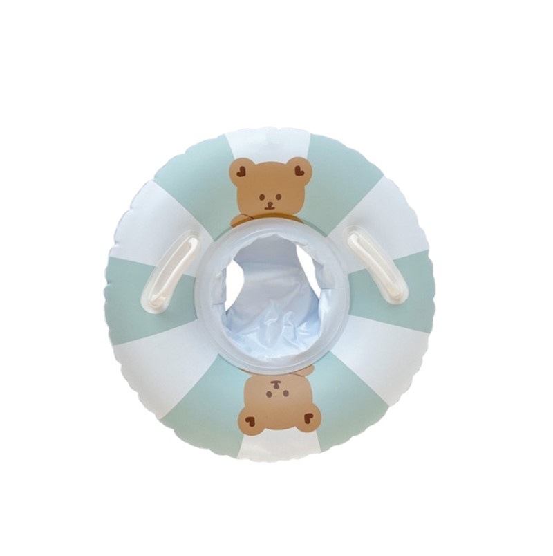 Anello di nuoto per bambini di sicurezza coreana sedile per bambini anelli galleggianti accessori per salvagente d&#39;acqua da gioco per neonati: Blue