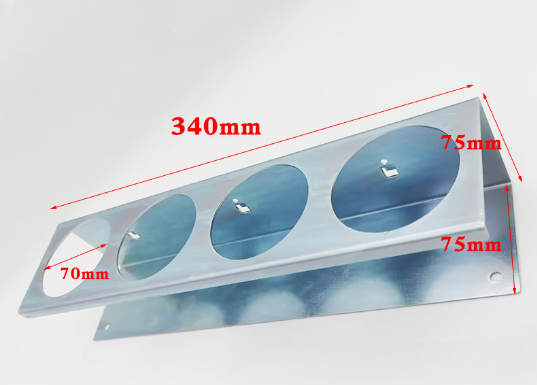 DRELD Strumento Gancio per appendere Espositore in metallo Negozio in metallo Buoni ganci per scaffali Strumento per piastra con foro quadrato Strumenti per la conservazione della cucina domestica: plum