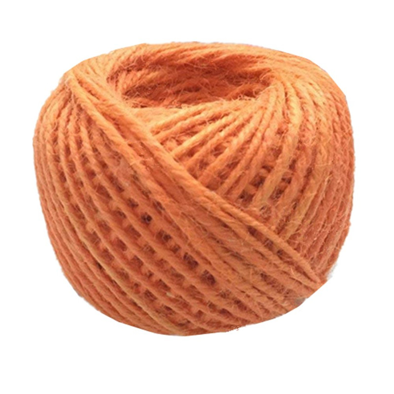 50M Natural Burlap Hessian Jute Twine Cord Hemp Rope 2mm Packing String Wedding Decoration 5BB5607: 15