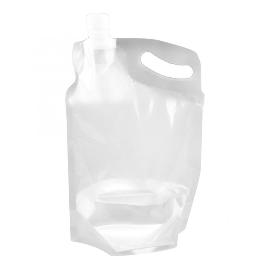 2L Water Bag Folding Water Bottle Container Outdoor Hiking Camping Water Bag Pouch Bladder Drinking Water Bottle Bag