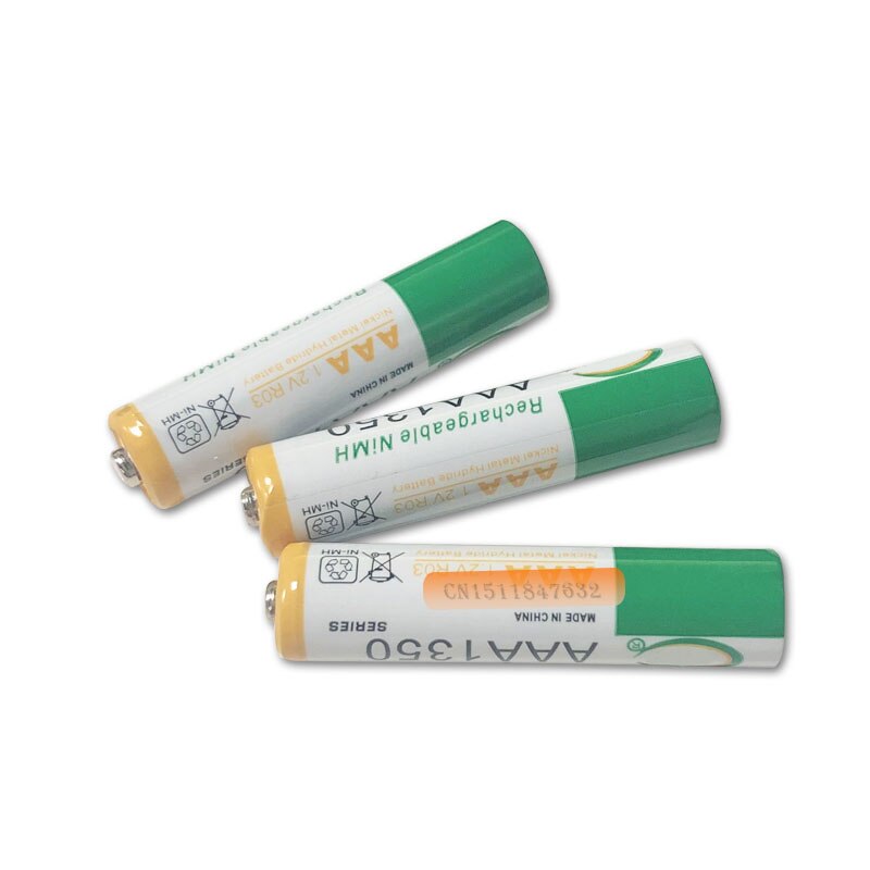 4 stks/partij 1350mah Ni-Mh AAA Batterijen 1.2V Oplaadbare Batterij NI-MH Batterij voor Camera, Speelgoed Led Zaklamp Zaklamp