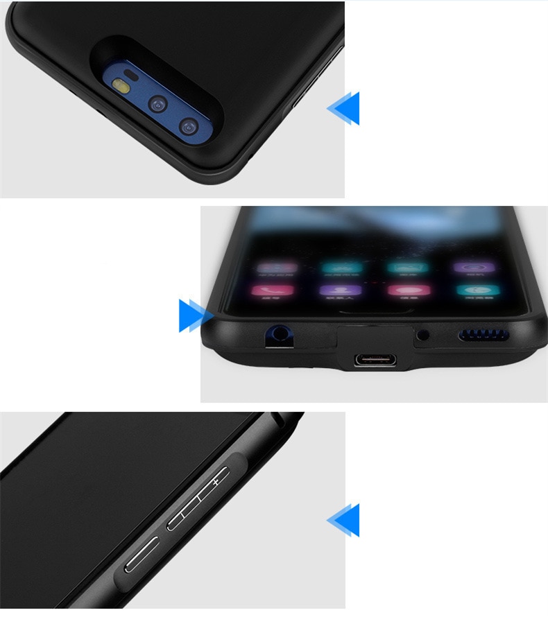 6000Mah Per huawei honor Cassa di Batteria di 9 Struttura In Metallo Caricatore di Sostegno Della Copertura di Caso di Potere del Pacchetto della Banca di Potere Per huawei honor 9 Cassa di batteria